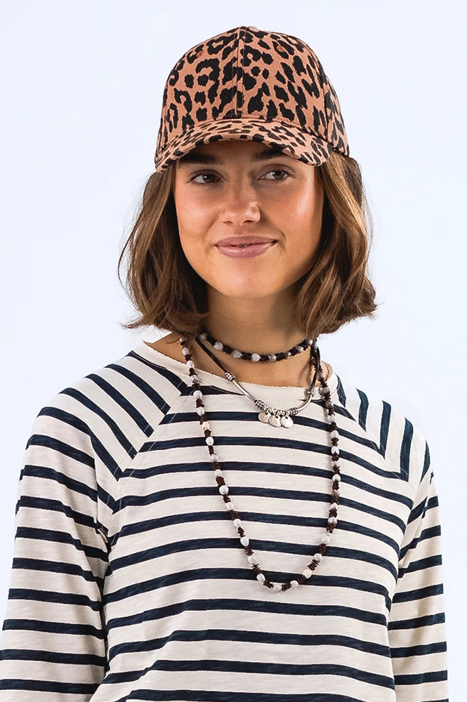 Lolly's Laundry Oak Leopard Print Cap - The Mercantile London