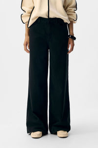 Object Moji Kamata Dark Brown Wash Jeans - The Mercantile London