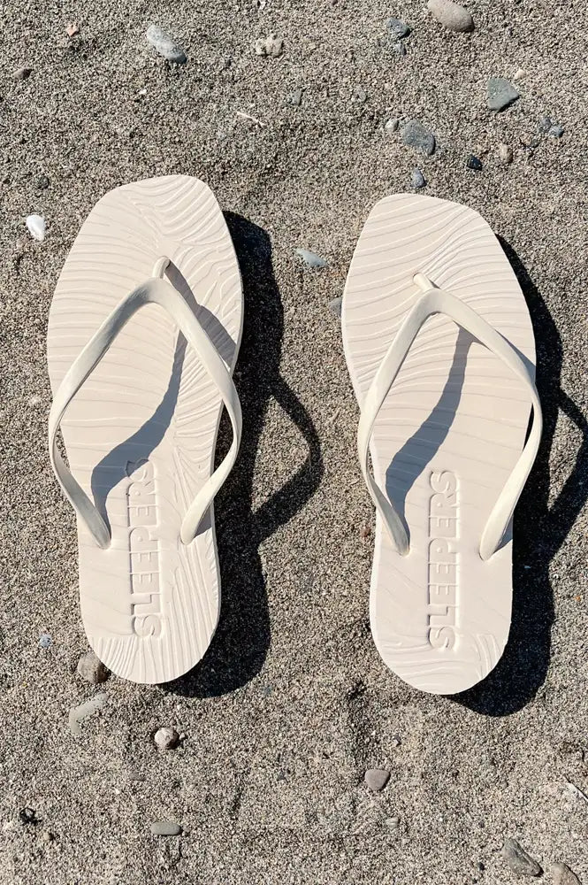 Sleepers Tapered Eggnog Flip Flops - The Mercantile London