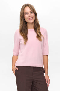 Numph Kally Roseate Spoonbill Pink Pullover - The Mercantile London