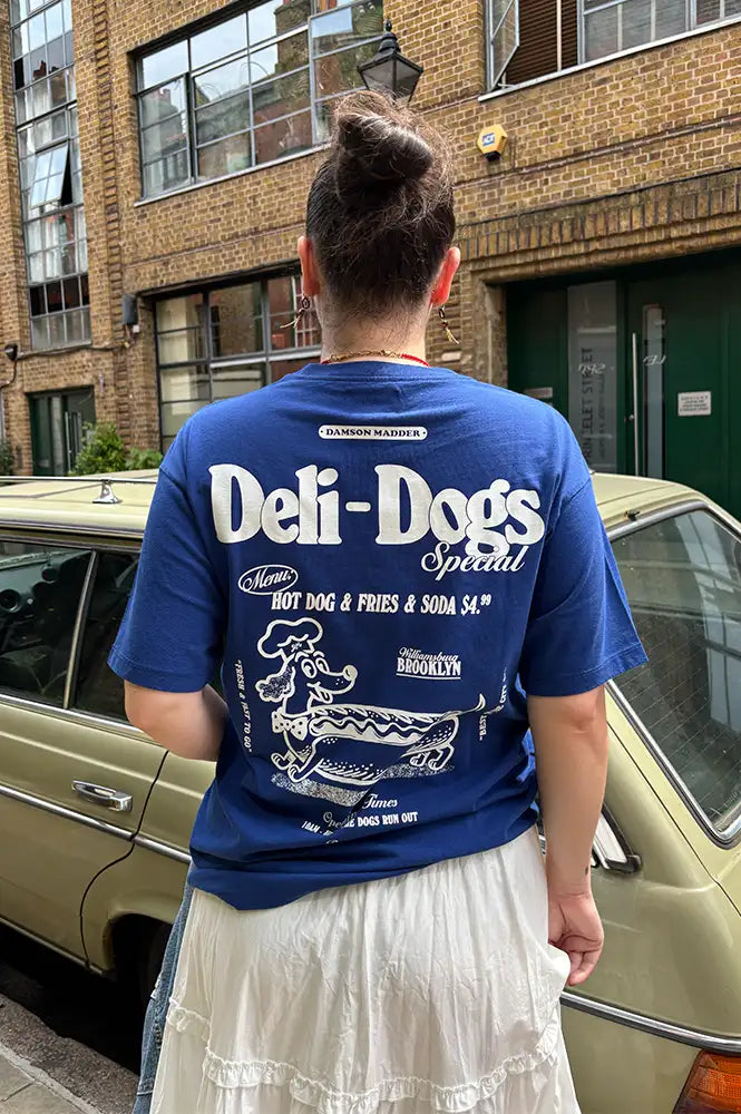 Damson Madder Navy Deli Dogs T-Shirt