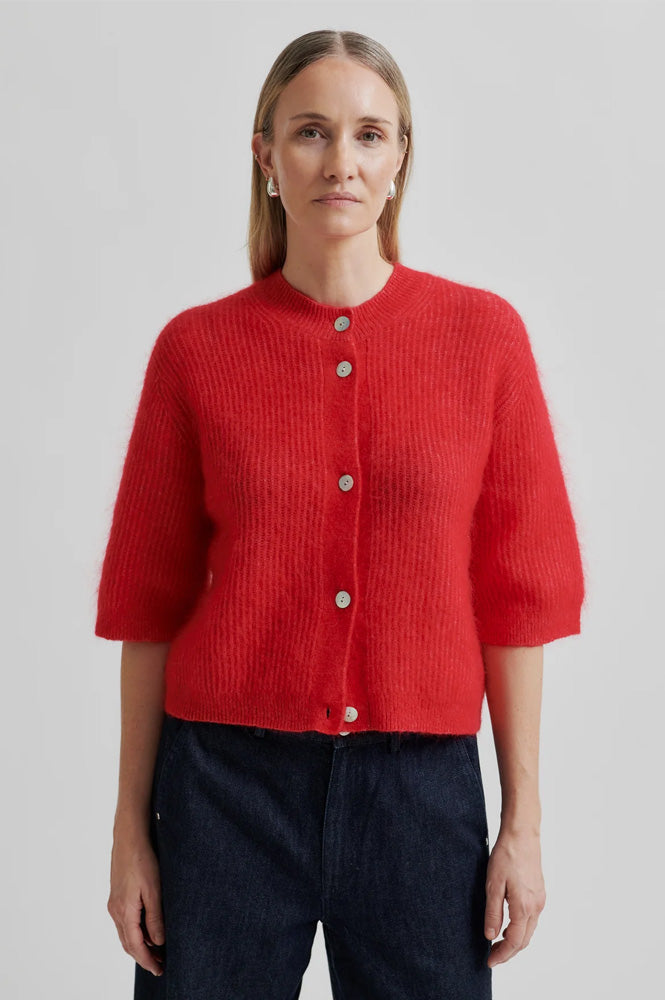Second Female Andrea Goji Berry Cardigan - The Mercantile London