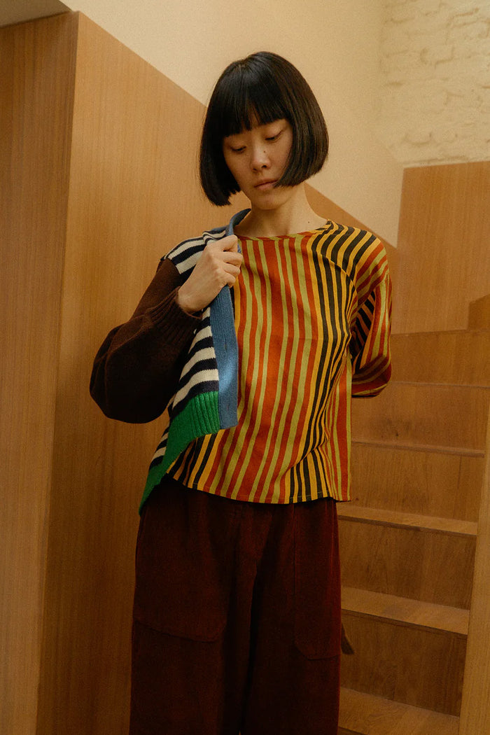 L.F. Markey Beyer Painters Stripe Top