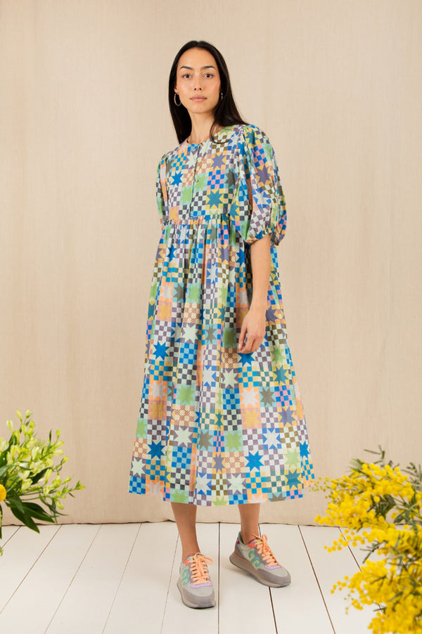 Bonté Briony Checks Dress - The Mercantile London