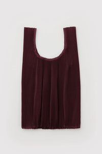 Baggu Pleated Mahogany Bag