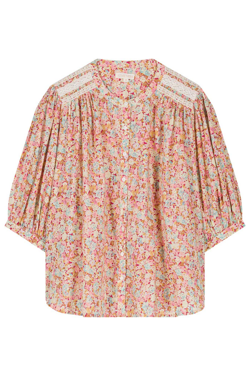 Louise Misha Julie Pink Sweet Pastel Shirt - The Mercantile London