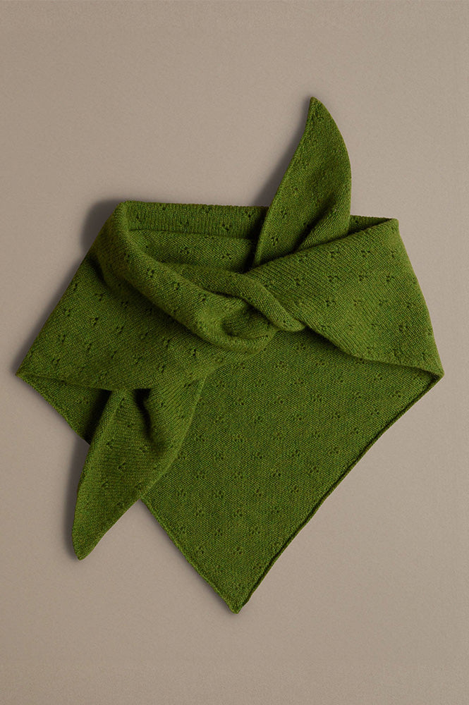 Rove Matcha Pointelle Neckerchief - The Mercantile London