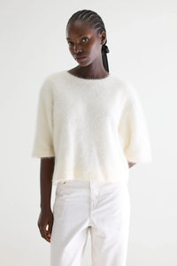 Bellerose Dime Ecru Angora-Blend Jumper