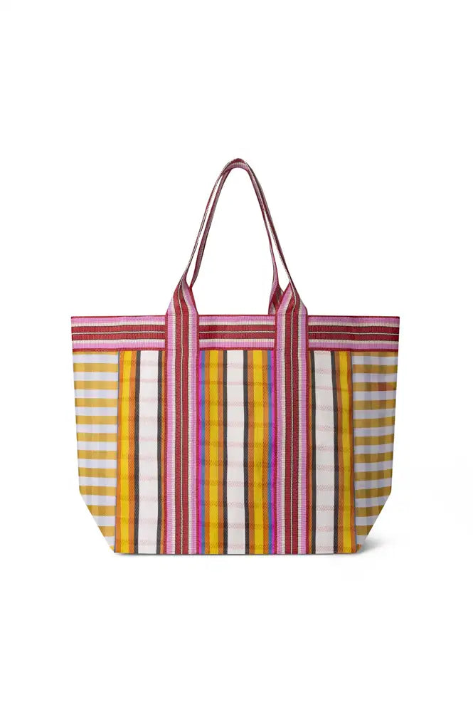 British Colour Standard Indian Yellow & Magenta Beach Bag
