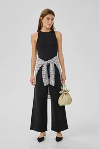 My Essential Wardrobe Alma Dark Wash Wide Leg Jeans - The Mercantile London