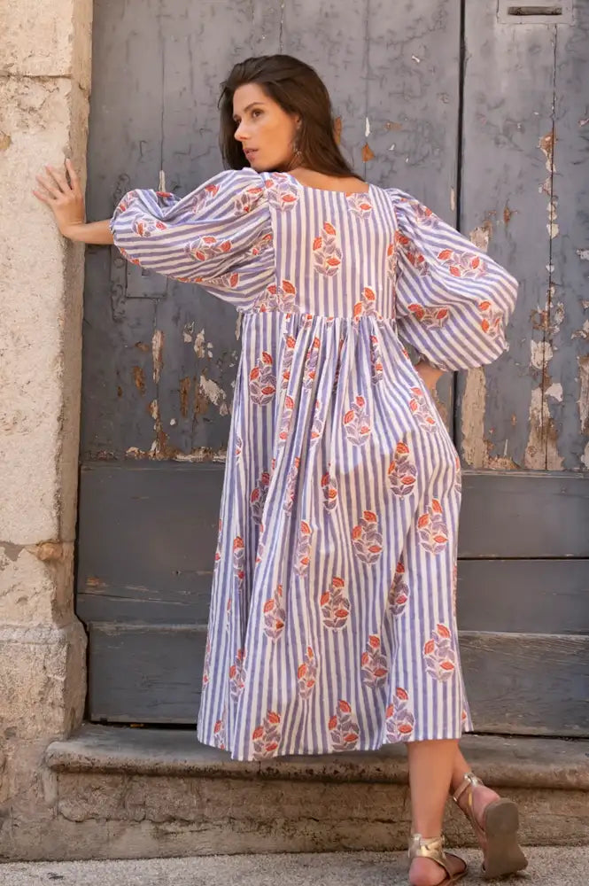 Zen Ethic Lorette Beaulieu Lilac Dress - The Mercantile London