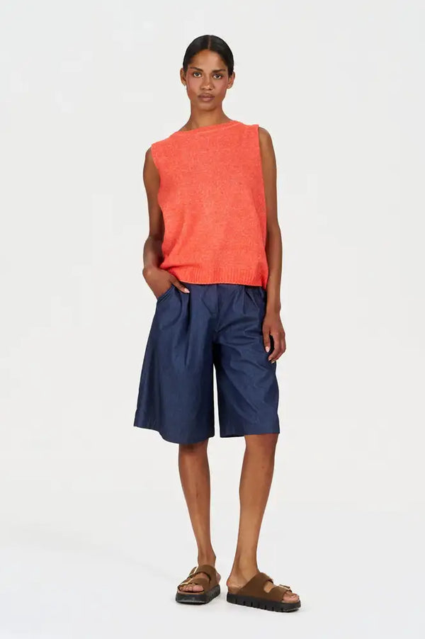 Komodo Liv Mid-Wash Bermuda Shorts - The Mercantile London