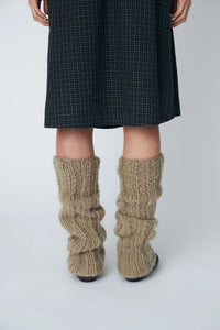 Dawn x Dare Khaki Leg Warmers