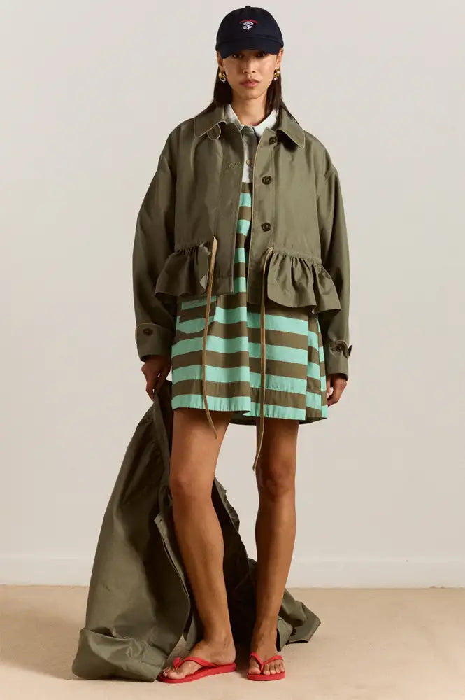 Damson Madder Myrtle Sage Trench Coat – The Mercantile London