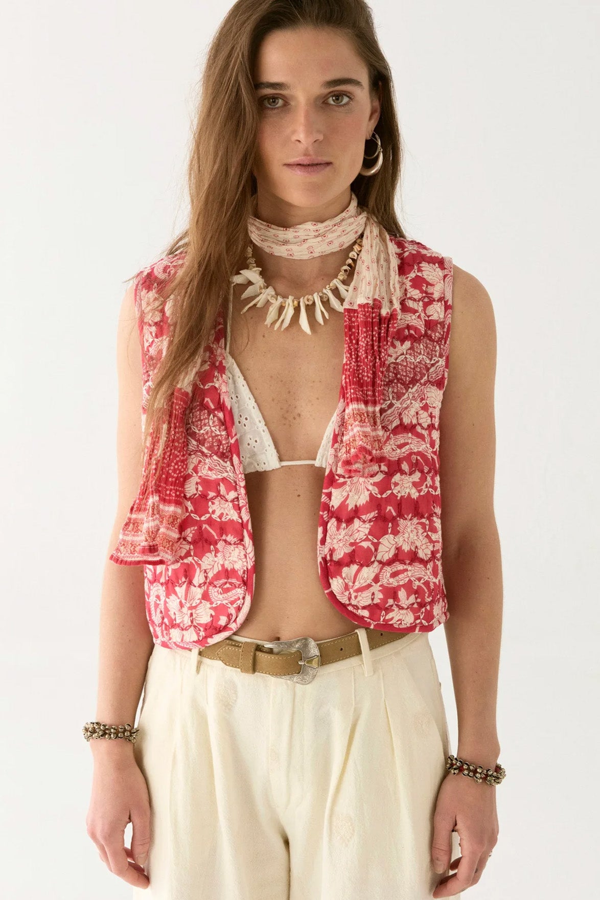 Maison Hotel Ulrikke Sangria Vest - The Mercantile London