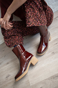 Petite Mendigote Clara Penny Brown Ankle Boots - The Mercantile London