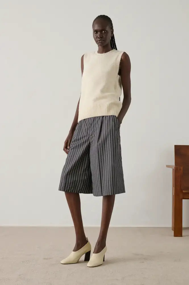 Soeur Namaste Ecru Knitted Vest - The Mercantile London