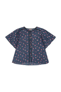 Habiba Rebecca Butterfly Sapphire Shirt