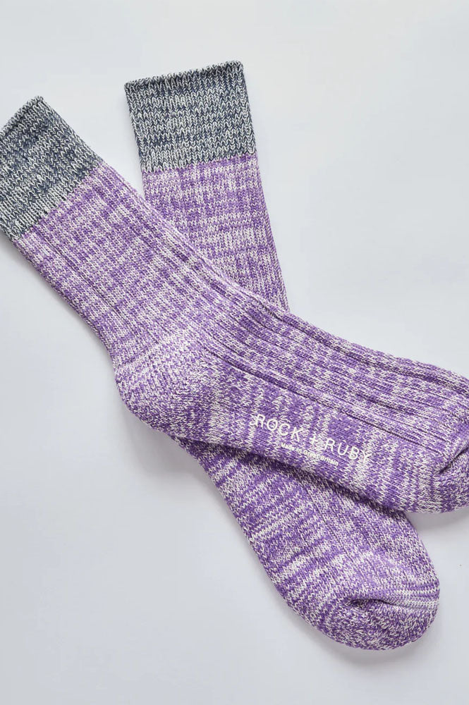 Rock + Ruby Elsie Purple Haze Cotton Socks