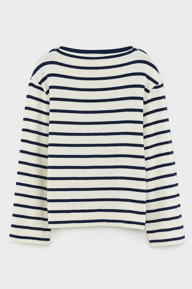 Bellerose Fonsy Relaxed Stripe T-Shirt - The Mercantile London