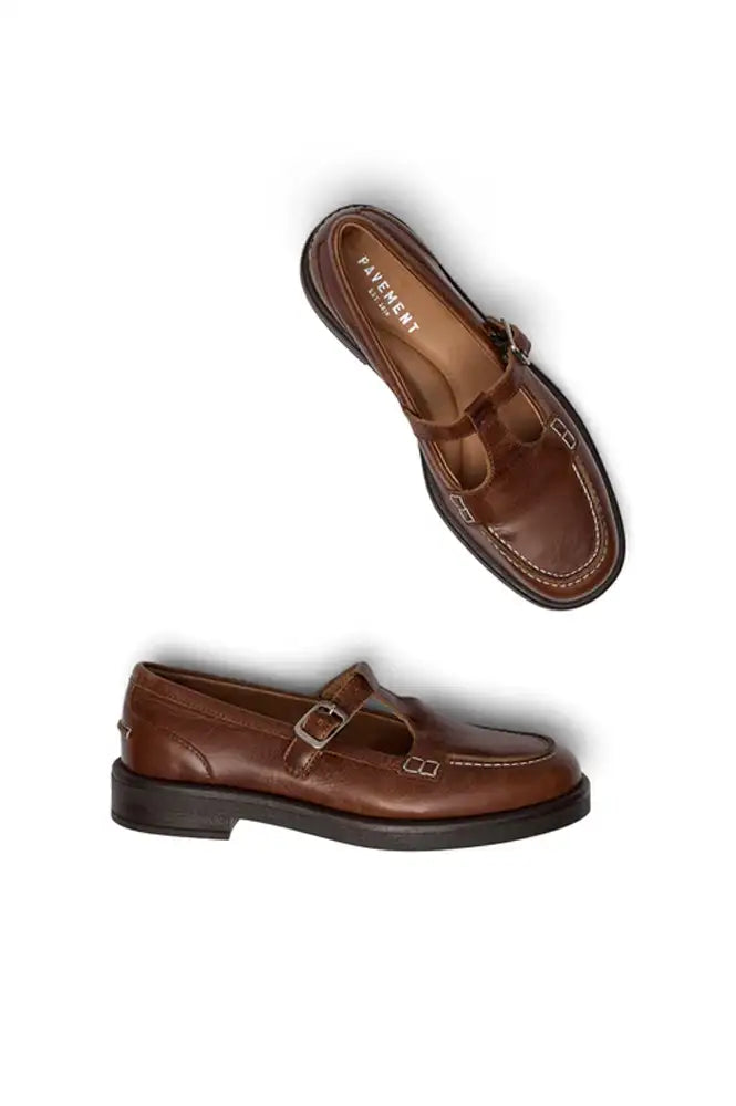 Pavement Jamila Tan Buckled Loafer