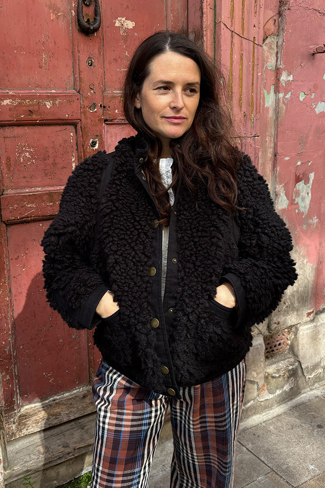 Leon & Harper Vyvian Black Coat - The Mercantile London