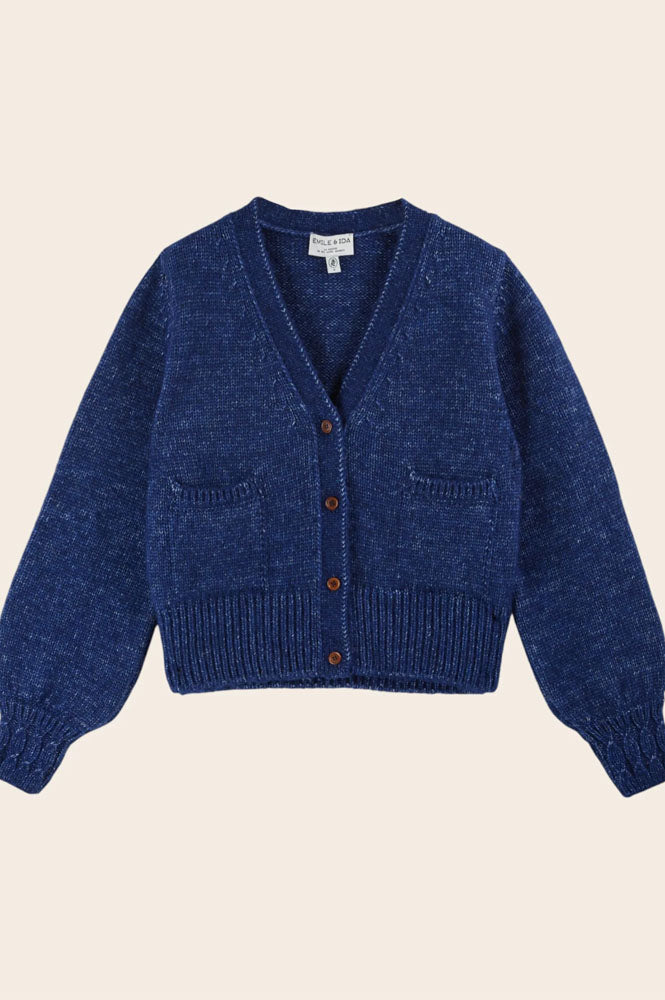 Emile Et Ida Cora Royal Blue Cardigan - The Mercantile London