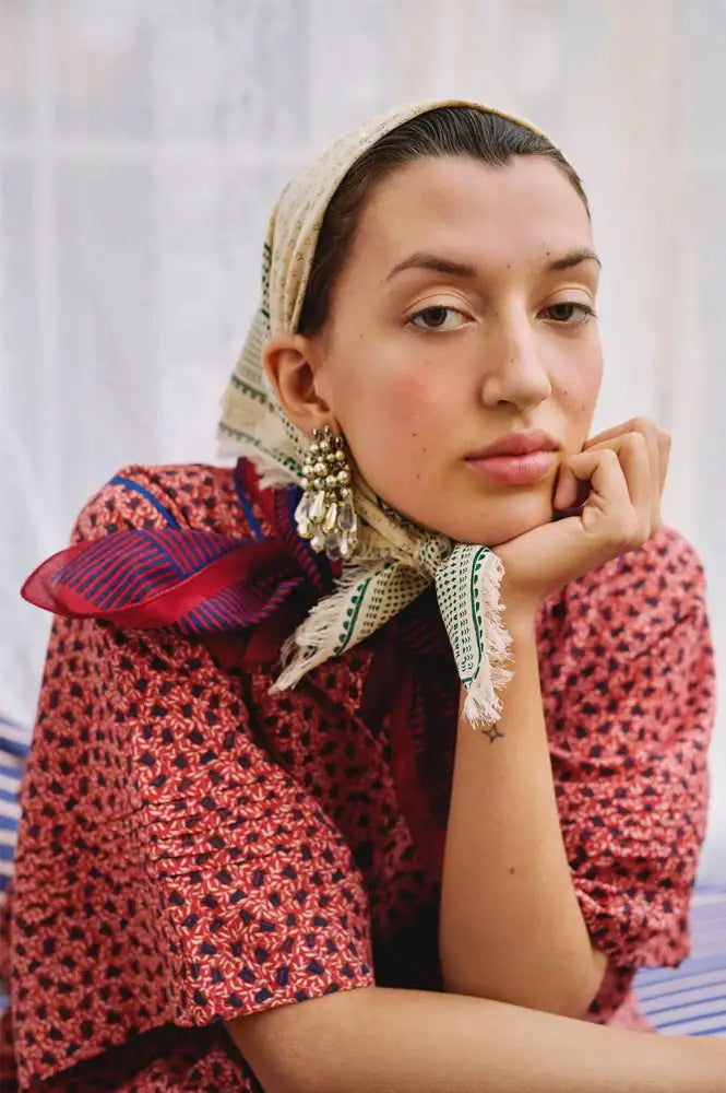 Habiba Babita Ultra Cream Bandana