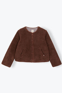 A.P Gerdie Cocoa Brown Sherpa Jacket - The Mercantile London