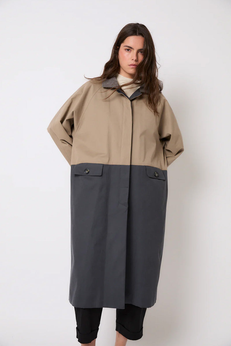 Sophie + Lucie Duo Bicolour Trench Coat - The Mercantile London