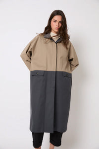 Sophie + Lucie Duo Bicolour Trench Coat - The Mercantile London