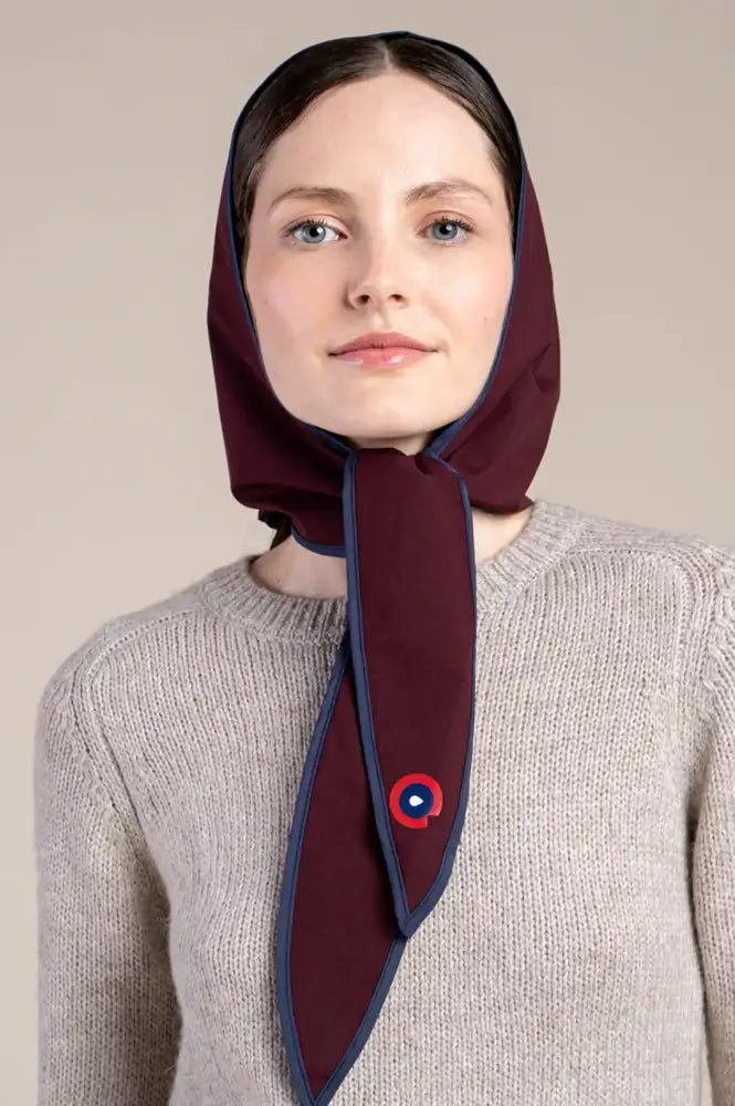Flotte Prune & Indigo Waterproof Hood