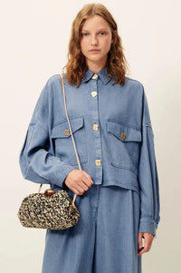 Sessùn Balanca Blue Denim Shirt - The Mercantile London