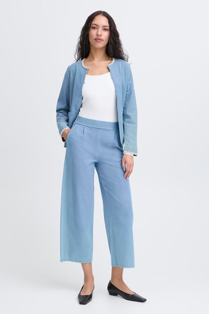 ICHI Kate Denim Trousers - The Mercantile London