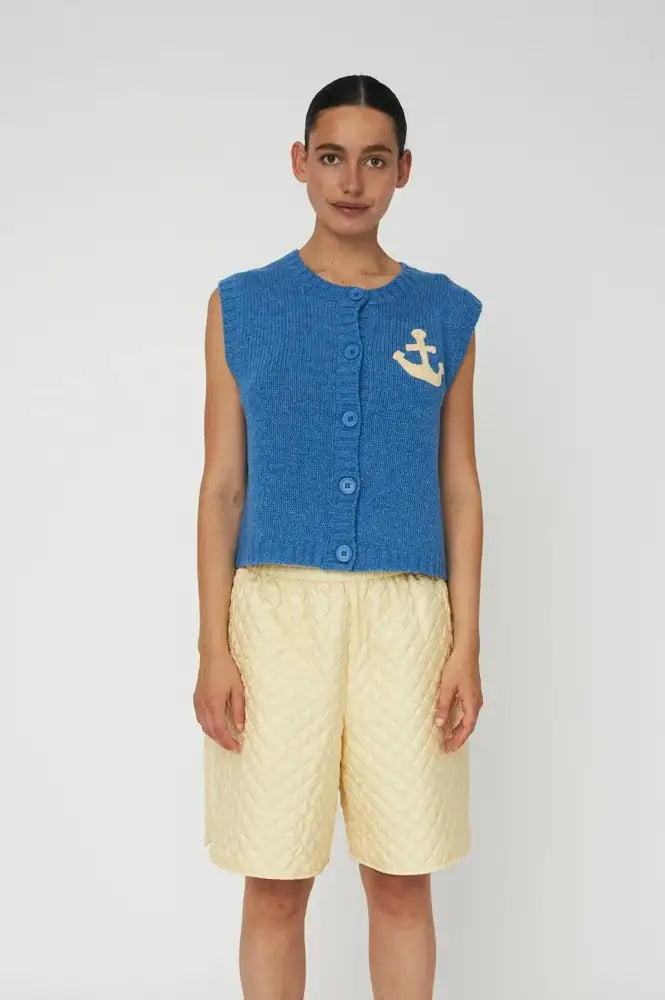 Stella Nova Anchor Blue Sea Vest - The Mercantile London