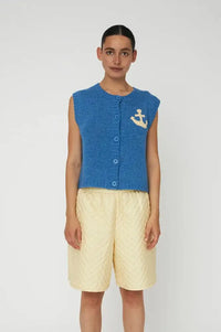 Stella Nova Anchor Blue Sea Vest - The Mercantile London