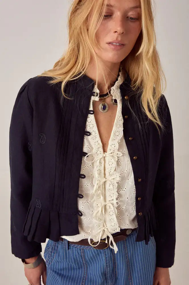 Maison Hotel Edgard Night Blue Jacket - The Mercantile London