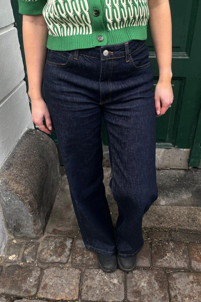 Basic Apparel Enya Rinse Wash Jeans - The Mercantile London