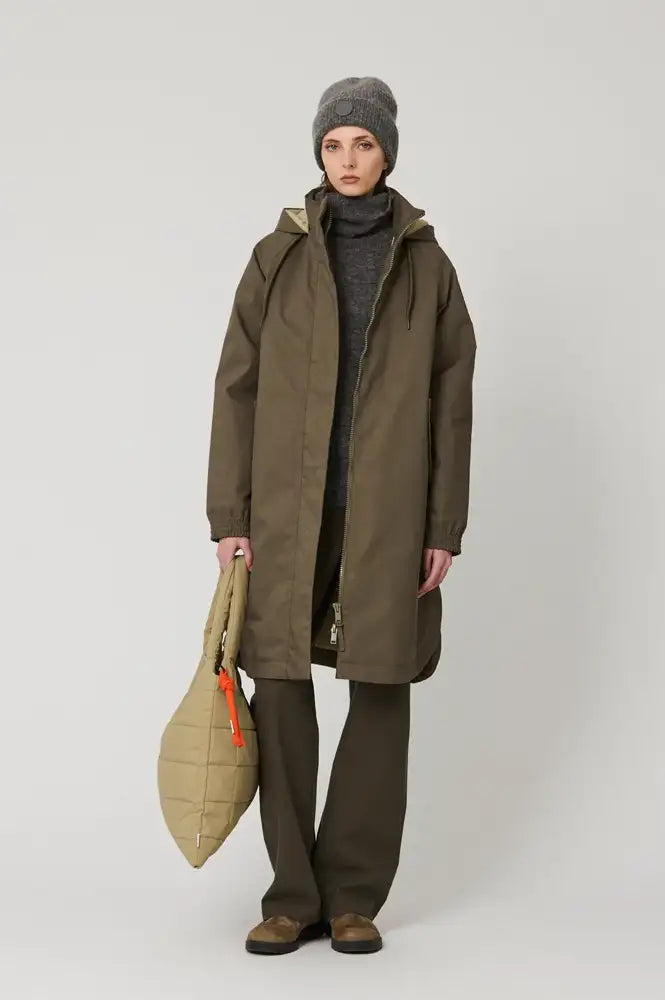 Tantä Hielo Sea Turtle Green Waterproof Parka