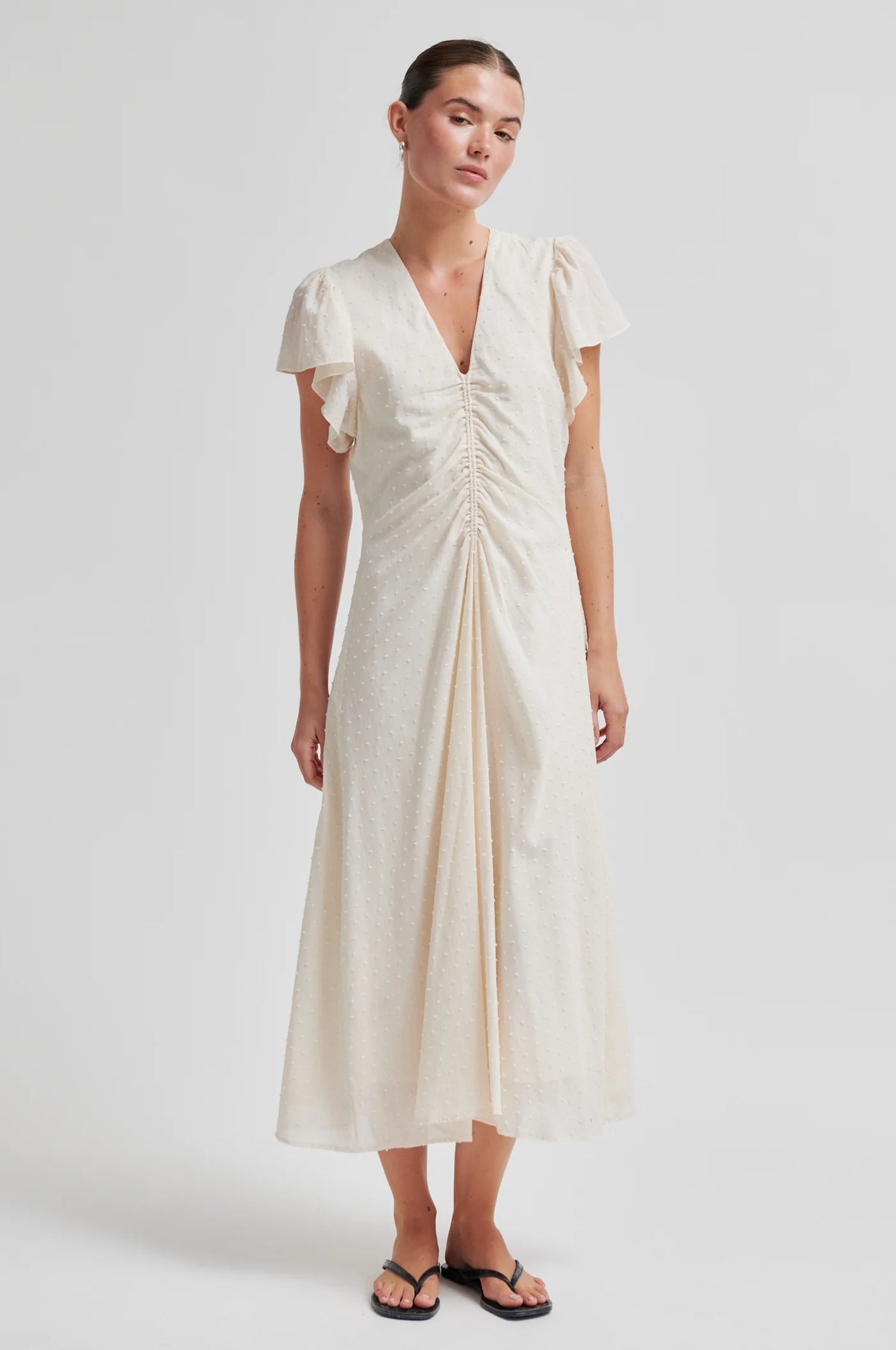 Second Female Celiva Eggnog Dress - The Mercantile London
