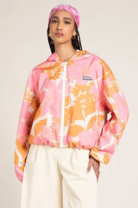 Flotte Darius Sunset Bloom Waterproof Bomber Jacket - The Mercantile London