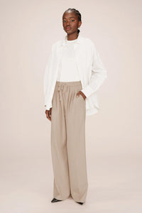 Grace & Mila Stay Grey Beige Trousers - The Mercantile London