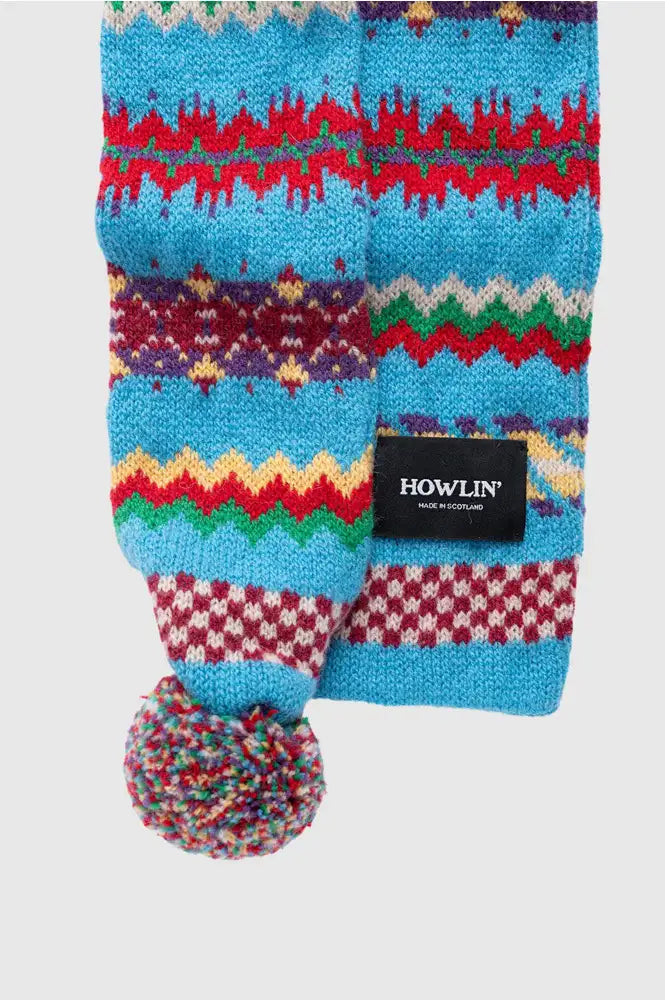 Howlin' Woolen Wonder Aquamarine Scarf - The Mercantile London