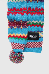 Howlin' Woolen Wonder Aquamarine Scarf - The Mercantile London