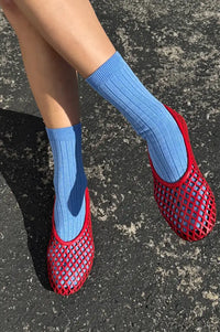 Le Bon Shoppe Her Periwinkle Socks - The Mercantile London