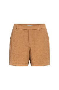 Object Lisa Rini Toasted Coconut Textured Shorts - The Mercantile London