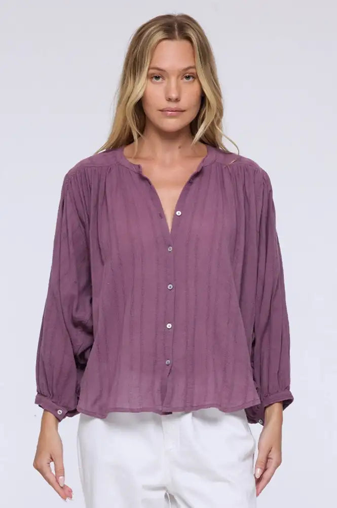 Charlie Joe Sandu Lavender Blouse - The Mercantile London