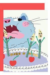 Eat The Moon Make A Wish Card - The Mercantile London