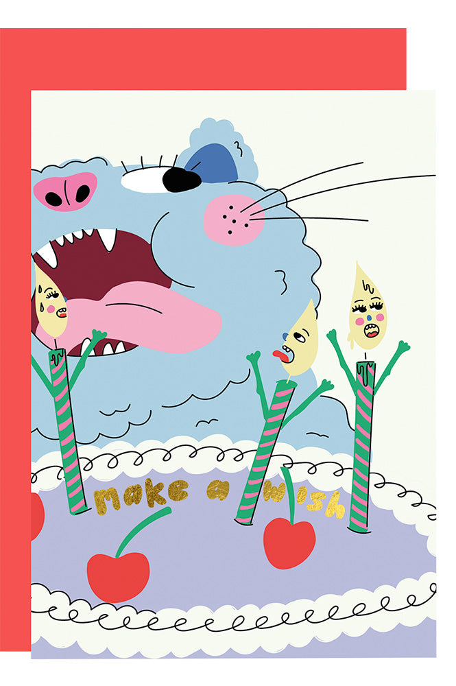 Eat The Moon Make A Wish Card - The Mercantile London