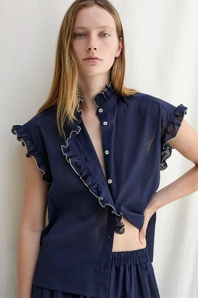 Diarte Silva Navy Shirt - The Mercantile London